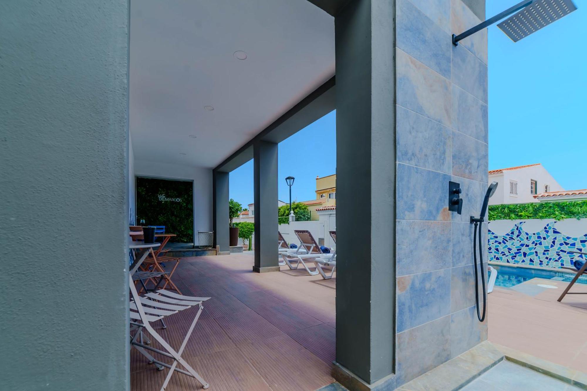 Villa De Marcos Alojamiento De Lujo Con Piscina Privada Арона Экстерьер фото