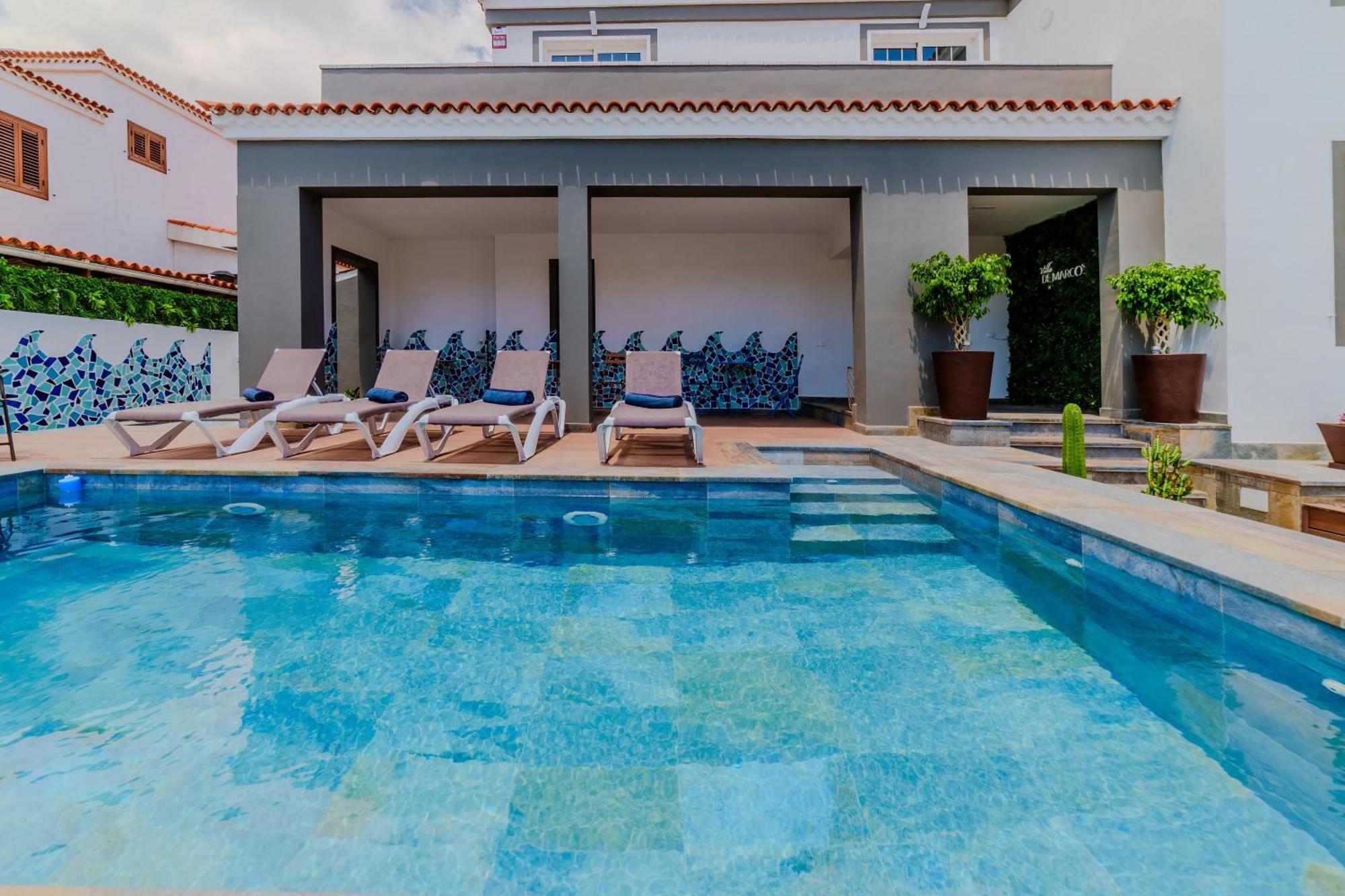 Villa De Marcos Alojamiento De Lujo Con Piscina Privada Арона Экстерьер фото