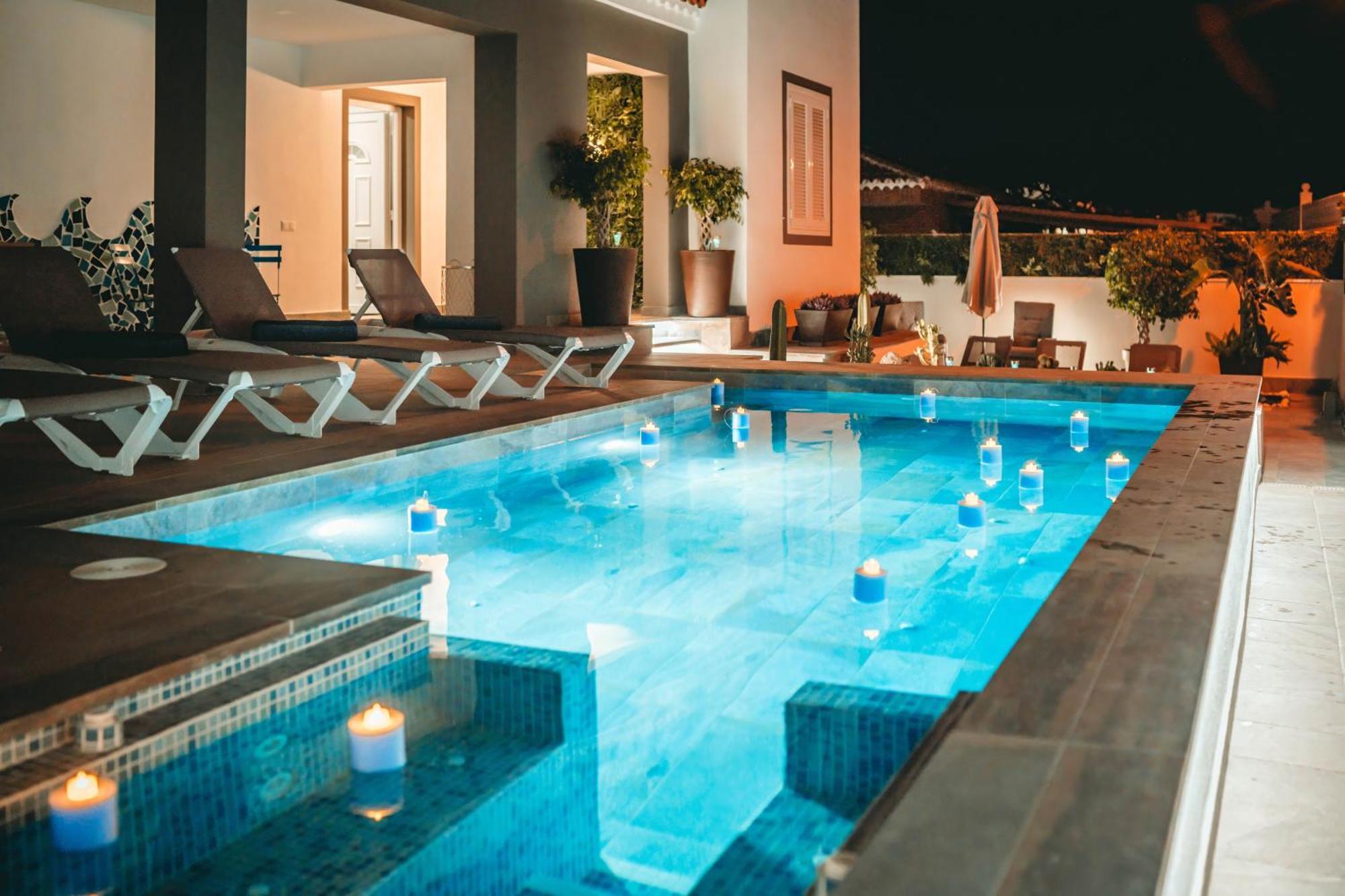 Villa De Marcos Alojamiento De Lujo Con Piscina Privada Арона Экстерьер фото