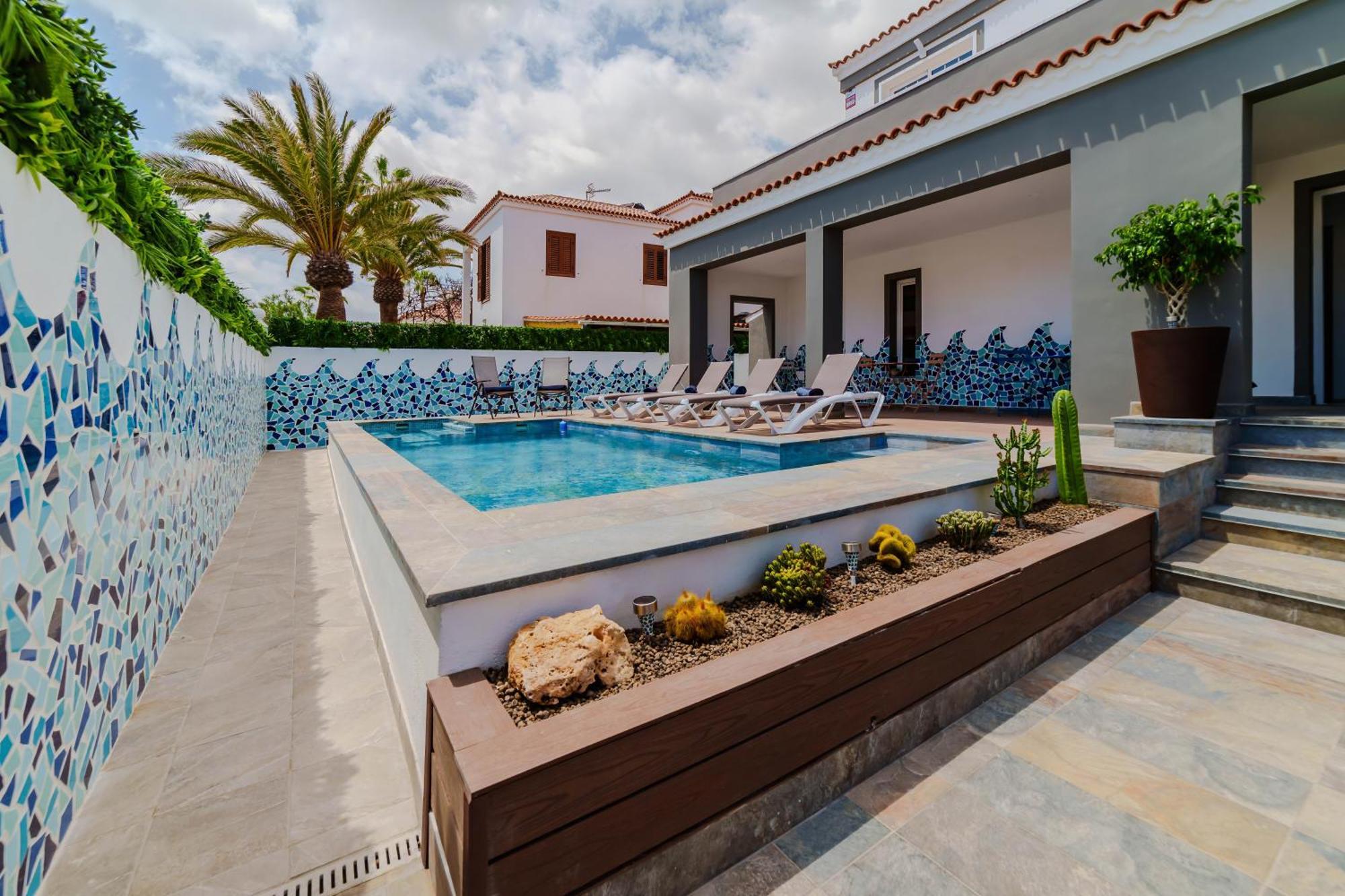 Villa De Marcos Alojamiento De Lujo Con Piscina Privada Арона Экстерьер фото